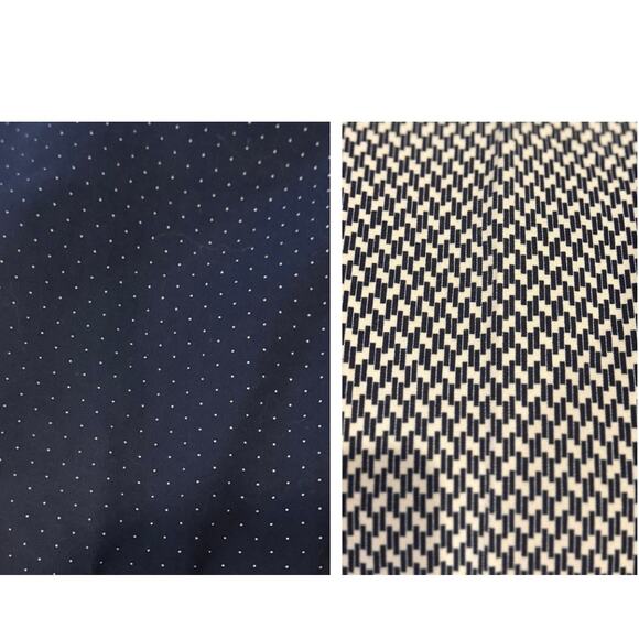 Gap 3 Pair Bundle Career Skinny Ankle Pants Pindot White, Burgundy, Navy Tile 2R - Picture 7 of 15